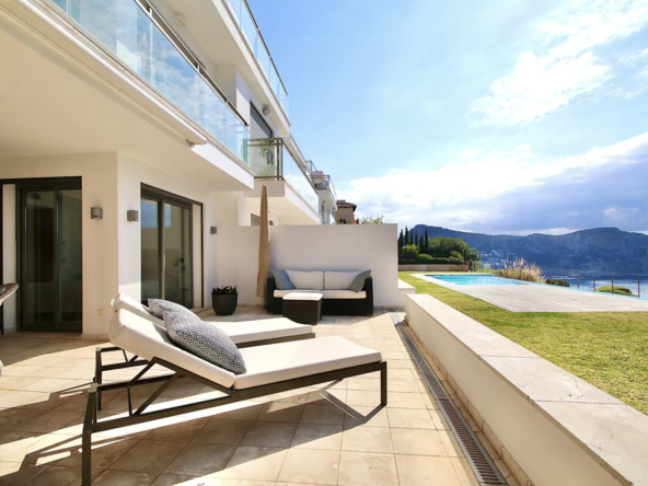 Schönes Gartenapartment in 1. Meereslinie mit Traum-Meerblick und großer Terrasse zu verkaufen